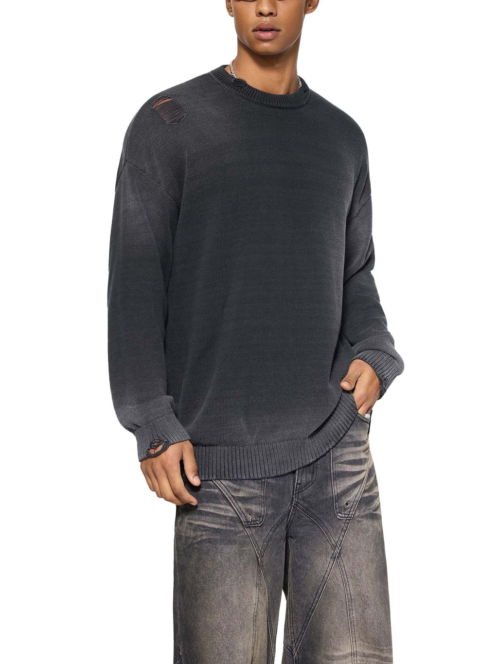 Winston Distressed Crewneck